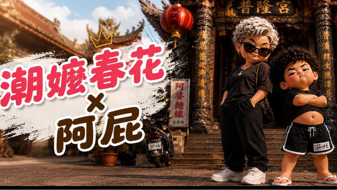 潮嬤春花x阿屁